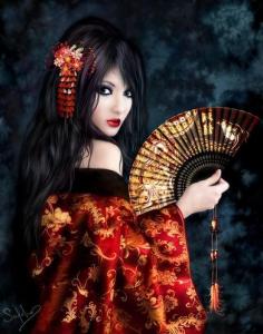 pic of a geisha from pinterest